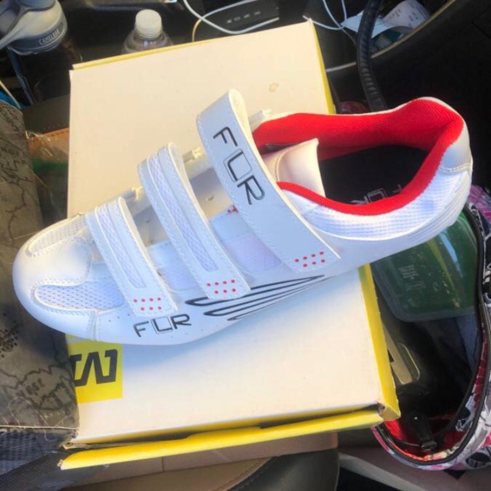 Brand new spin shoes 44.  Men’s 10.5 women’s 12